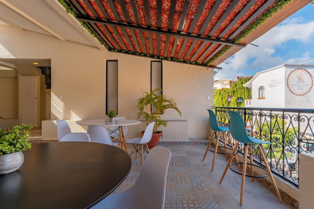 Hotel Brisas 5A Av, Плая дел Кармен Екстериор снимка